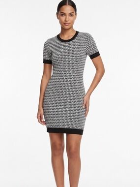 MICHAEL KORS LOGO SHORT DRESS